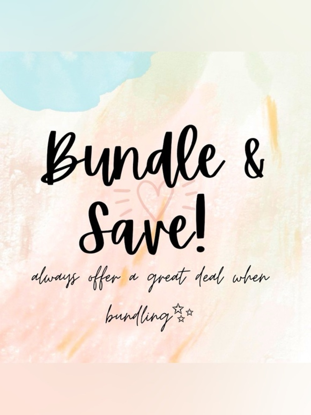 Bundle & Save!